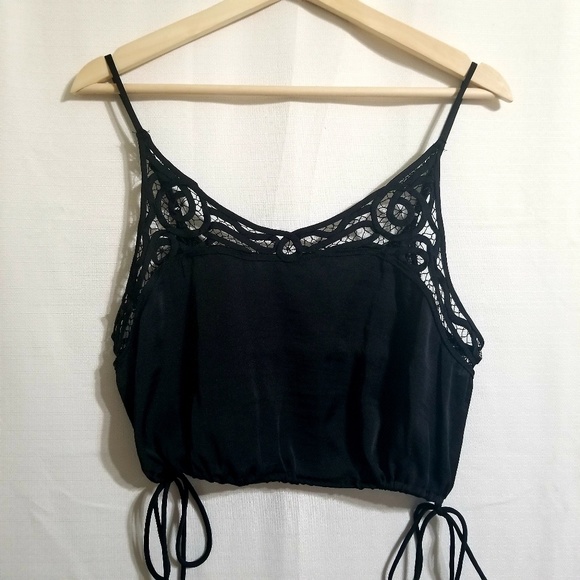 Free People Tops - Free People Silky Lace Crop